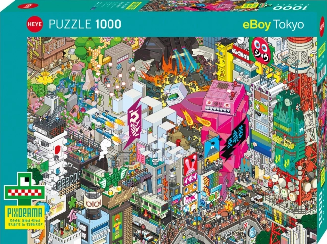 Puzzle 1000 pezzi pixorama - tokyo