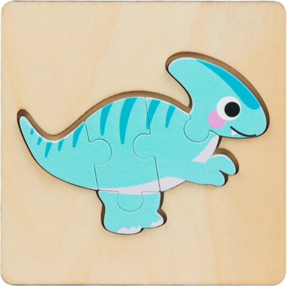 Puzzle in legno Dinosauri 11 x 11 cm