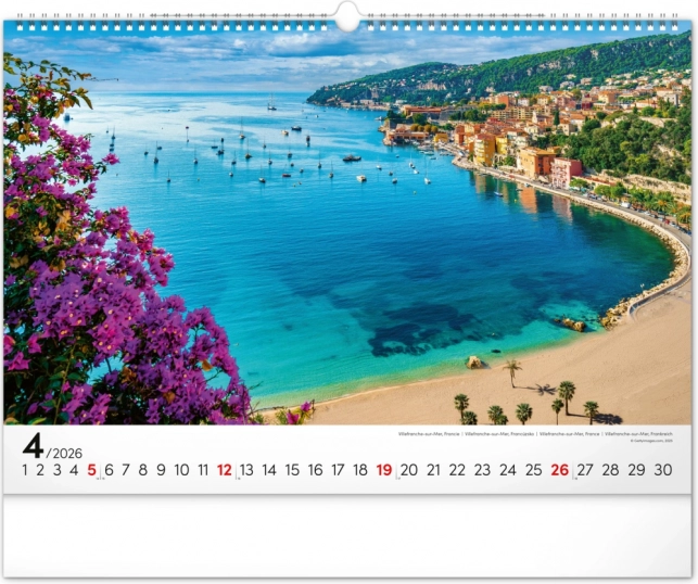 Calendario da parete Mare 2026