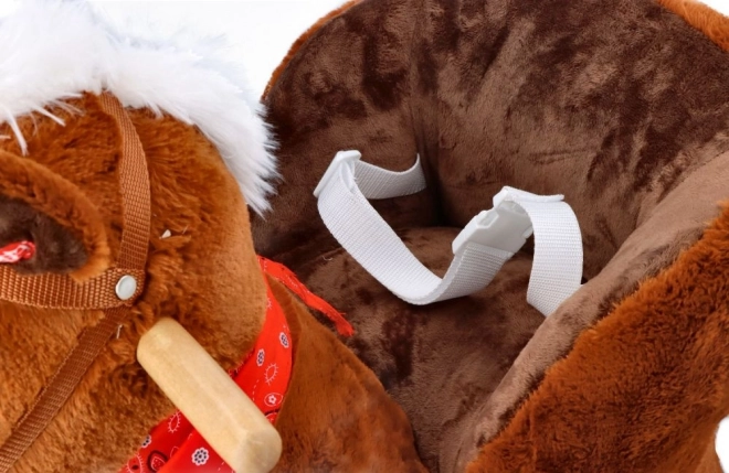 Cavallo a dondolo con seggiolino e ruote