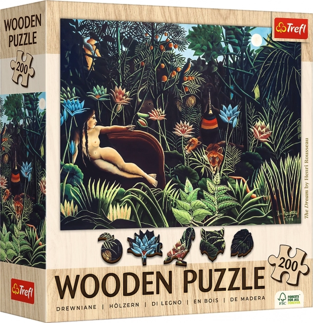 Puzzle di legno 200 pezzi Il sogno di Henri Rousseau