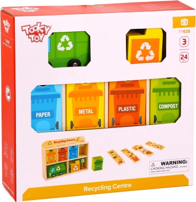 Centro di Riciclaggio Educativo in Legno Tooky Toy