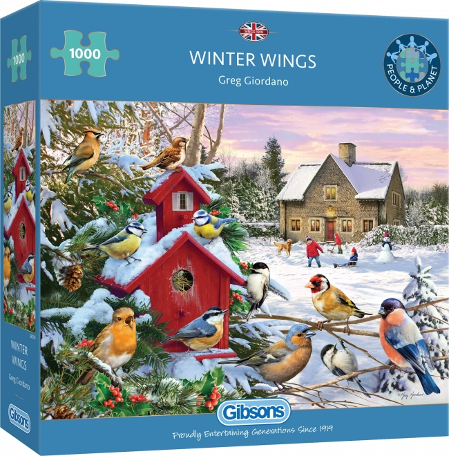 Puzzle GIBSONS Ali d'inverno 1000 pezzi