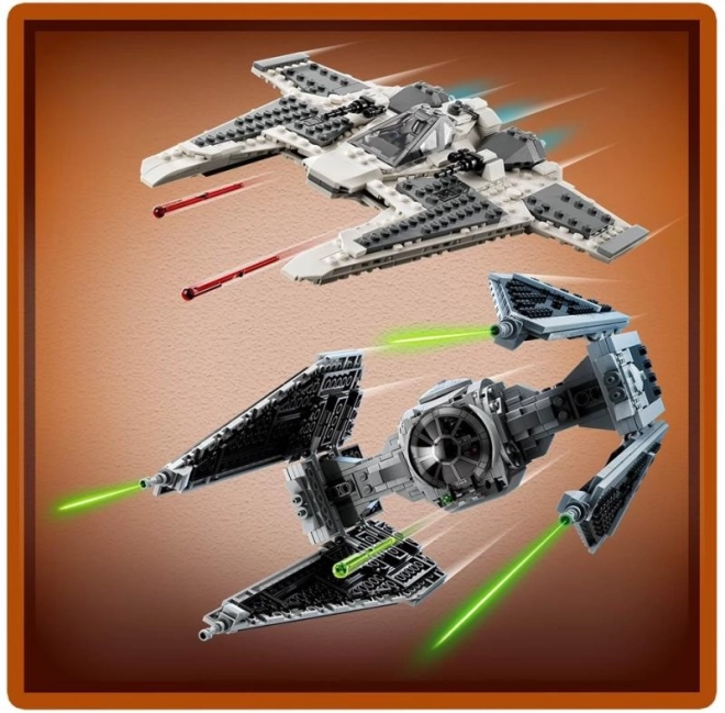 Set Battaglia Mandaloriana Fang Starfighter e TIE Interceptor