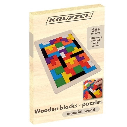 Puzzle di legno Kruzzel