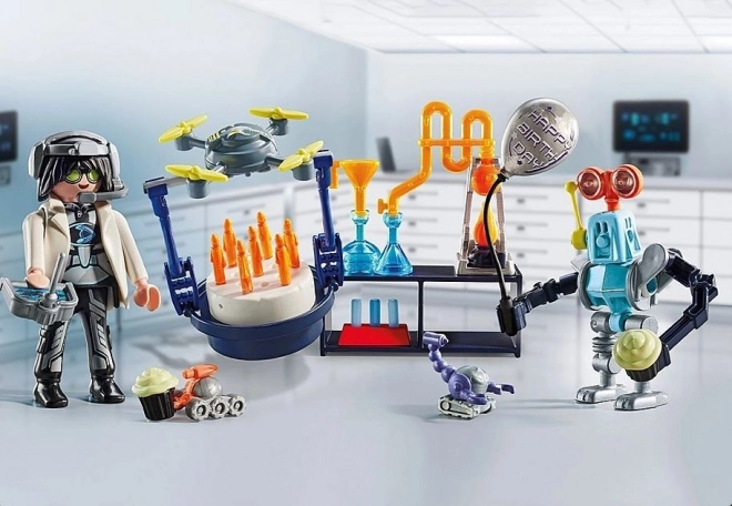 Set da gioco Scienziato con Robot e Droni