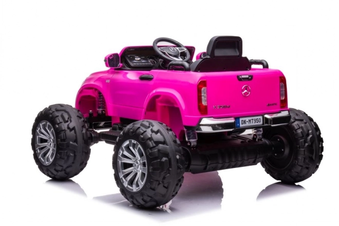 Auto a batteria rosa BARBIE Mercedes