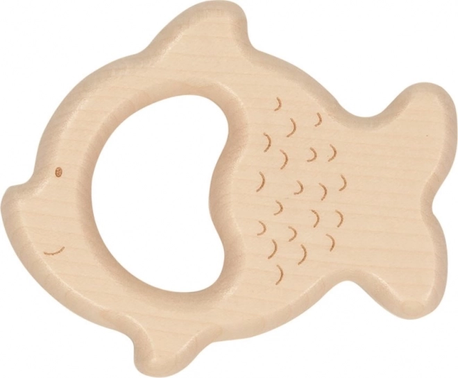 Sonaglio in legno a forma di pesce