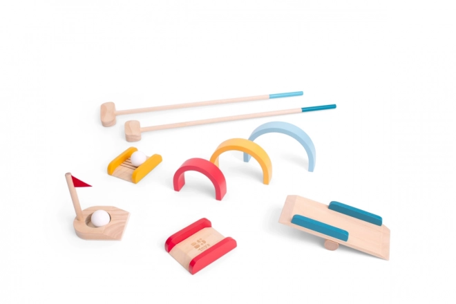 Set Minigolf per Bambini in Legno