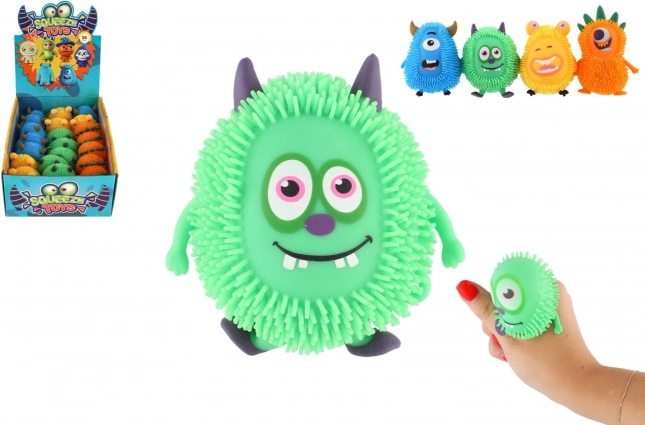 Mostriciattolo antistress in silicone allungabile e da spremere 9 cm