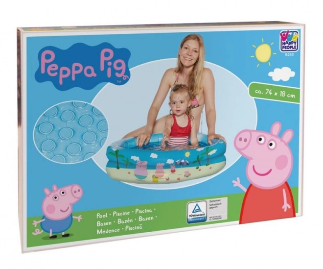 Piscina per bambini Peppa Pig con 2 anelli