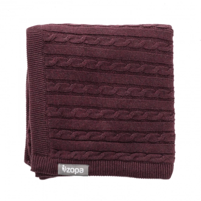 Coperta per bambini Premium Bordeaux Scuro