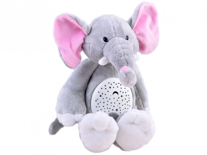 Proiettore musicale elefante di peluche