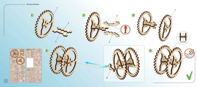 Puzzle 3D Trattore Ugears