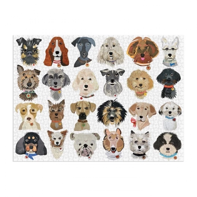 Puzzle Cani di Carta 1000 Pezzi Galison