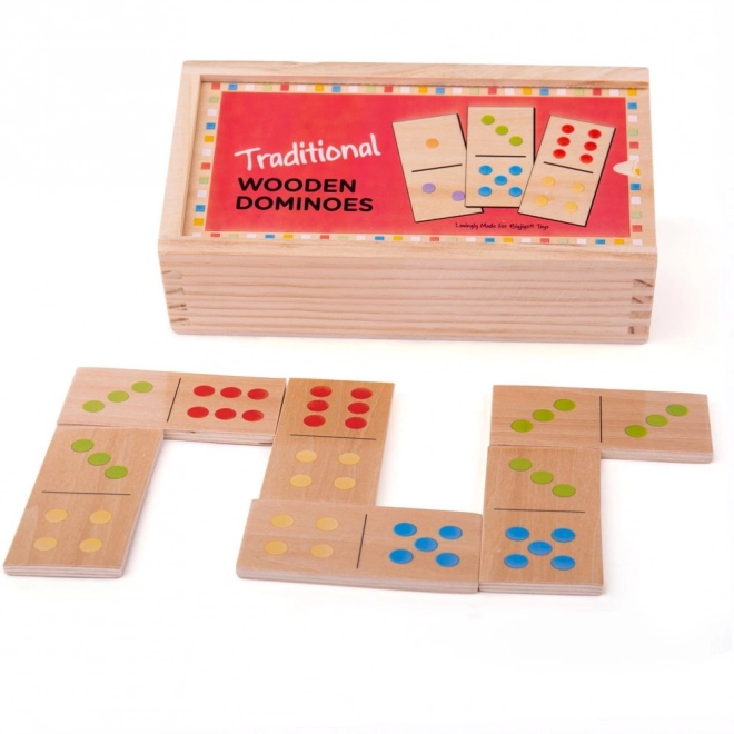 Domino classico in legno Bigjigs Toys