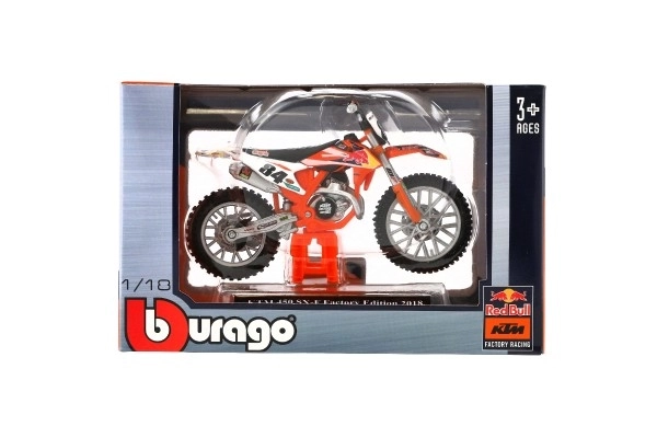 Moto giocattolo Bburago KTM 450 SX-F Edizione Factory