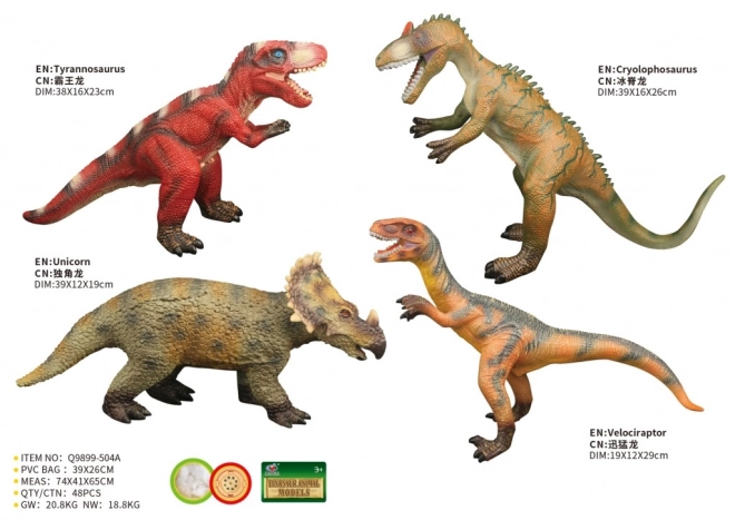 Dinosauro Morbido con Suoni 42 cm