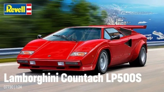 Modello in plastica Lamborghini Countach LP500