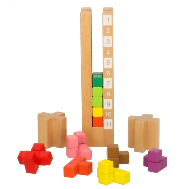 Gioco educativo in legno ispirato a Montessori