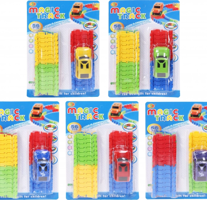 Pista per bambini con macchinina 8 cm