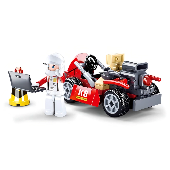 Minifigura del pilota snodata