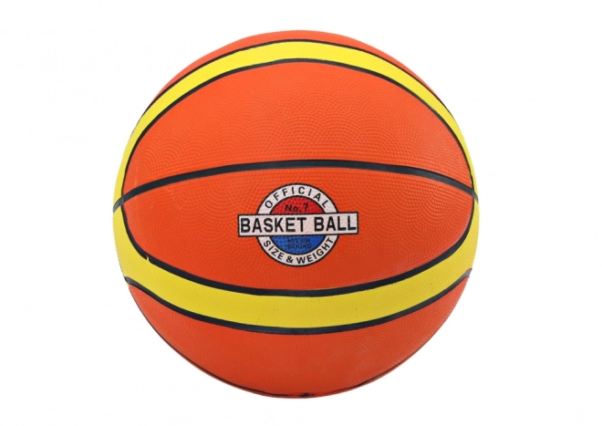 Pallone da basket arancione-giallo misura 7