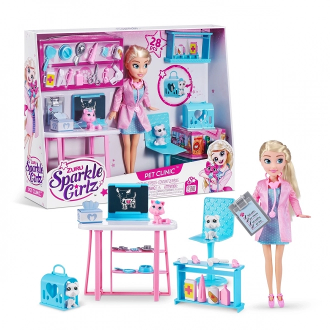 Set da gioco clinica veterinaria Sparkle Girlz