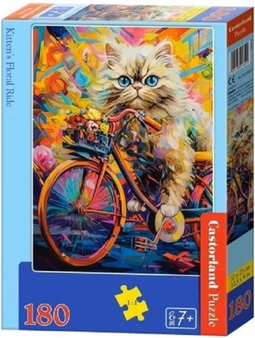 Puzzle Gatto in Bicicletta 180 Pezzi