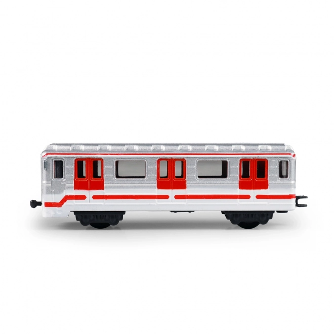 Souvenir modello in metallo del metro di Praga