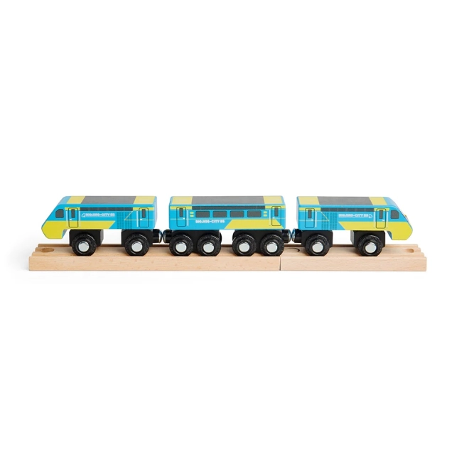 Iconico design HST blu‑giallo
