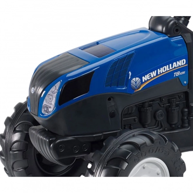 Trattore a pedali New Holland con rimorchio