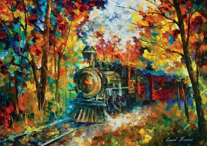 Puzzle Treno d'autunno 500 pezzi