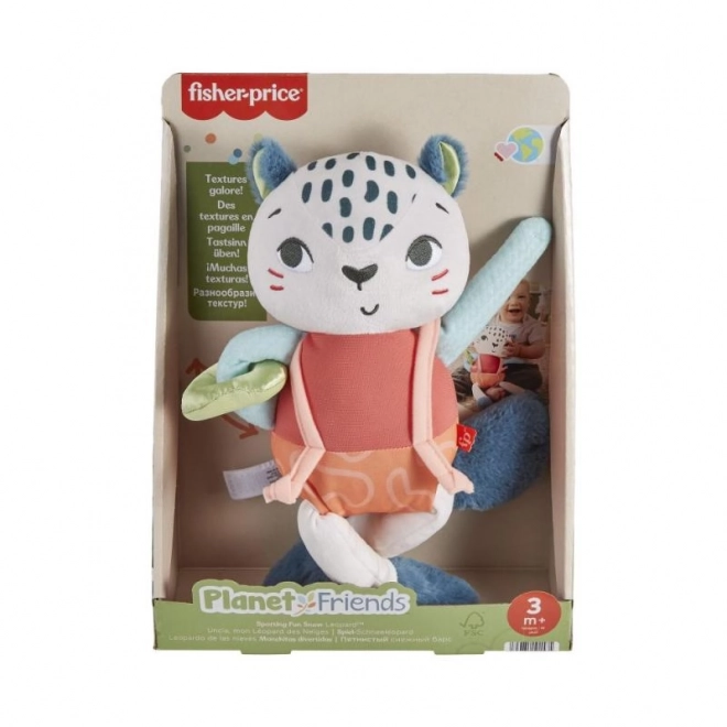 Giocattolo Sensoriale Fisher-Price Leopardo delle Nevi