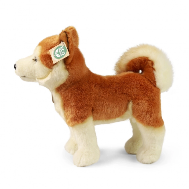 Cane di peluche Akita Inu 30 cm ecologico