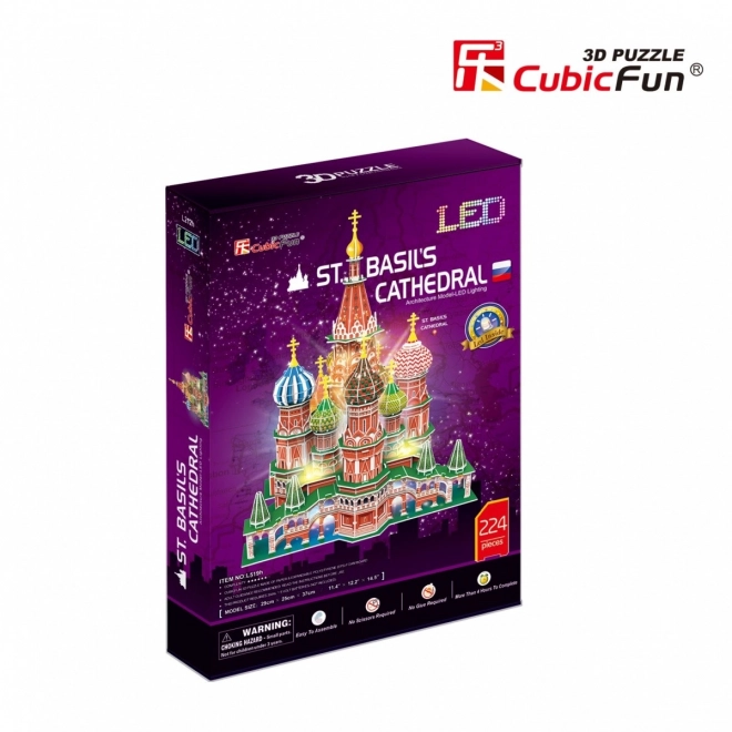 CubicFun: puzzle 3D Led cattedrale di San Basilio