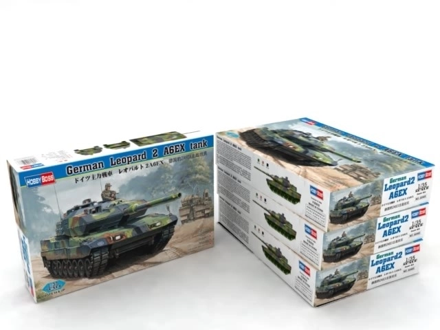 Carro armato Leopard 2 A6EX in plastica