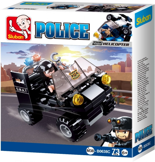 Sluban Polizia quad SWAT