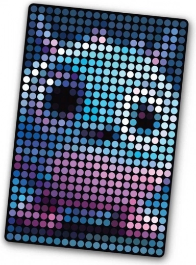 Poster puntinato brillante pronto da esporre