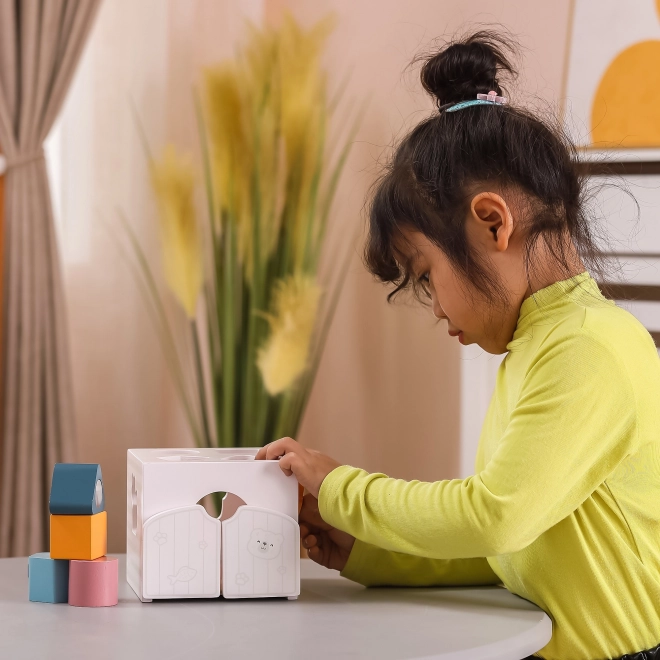 Sorter educativo con blocchi a sonagli PolarB Montessori