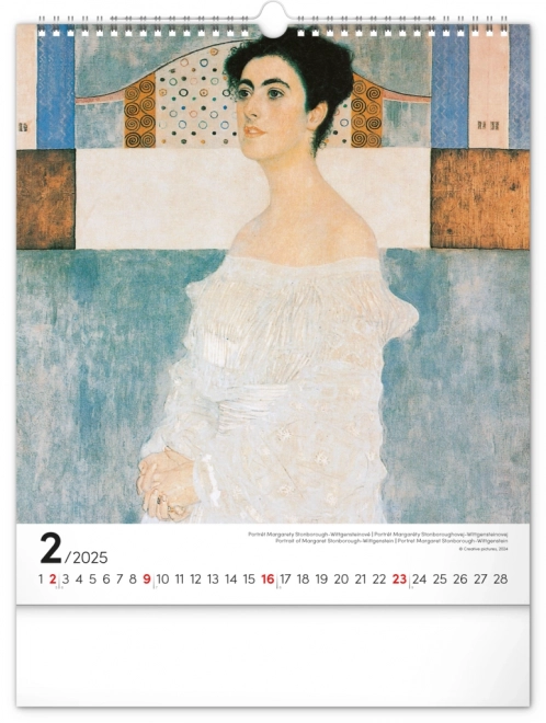 Calendario da parete Gustav Klimt 2025