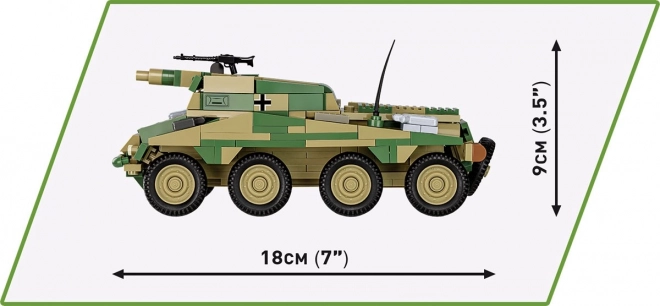 Modello storico Sd.Kfz. 234/3 Stummel