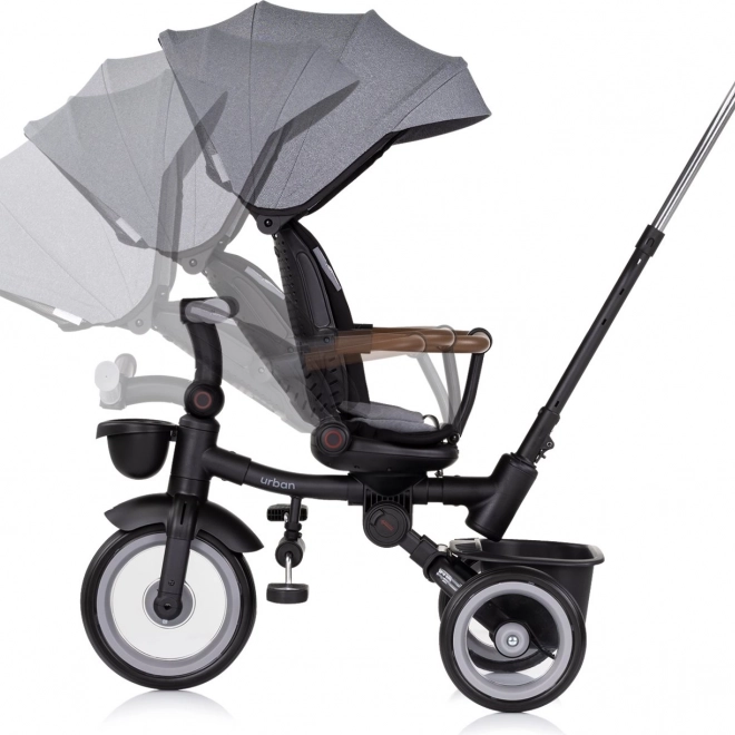 Chipolino Triciclo con canopy Urban 2 in 1 Antracite