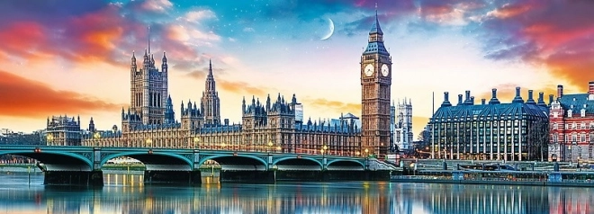 Puzzle panoramici 500 pezzi Londra Big Ben e Palazzo di Westminster