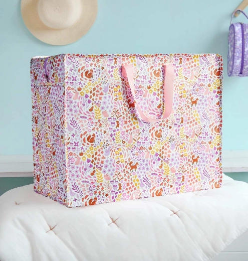 A Little Lovely Company - Borsa XL con motivo floreale