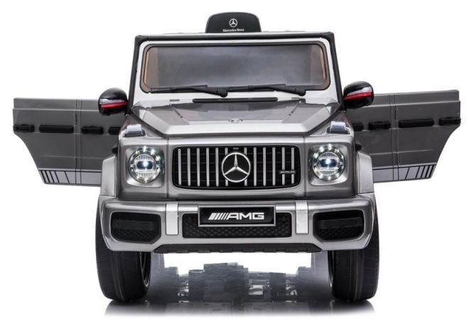 Auto elettrico Mercedes G63 AMG vernice argento