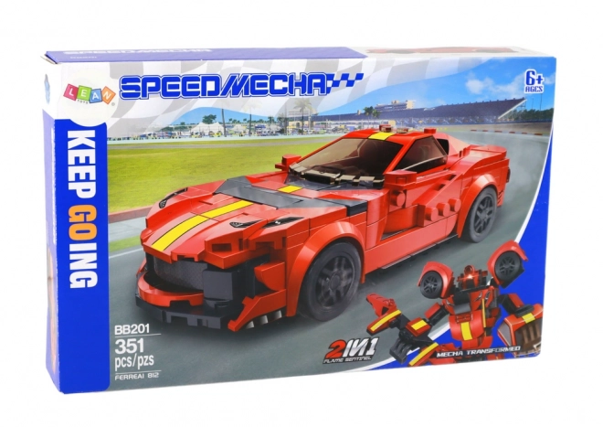 Set Costruzione Auto Sportiva e Robot