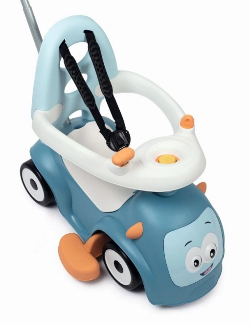 Smoby Odrážedlo Se Suoni E Asta Di Conduzione Maestro 3 In 1 Blu