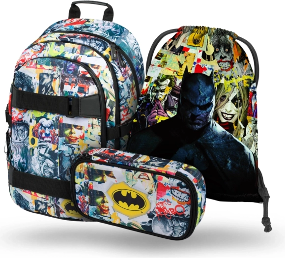 Set completo: sacca e astuccio BATMAN