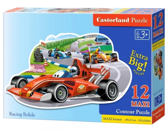 Puzzle maxi 12 pezzi Racing Bolide